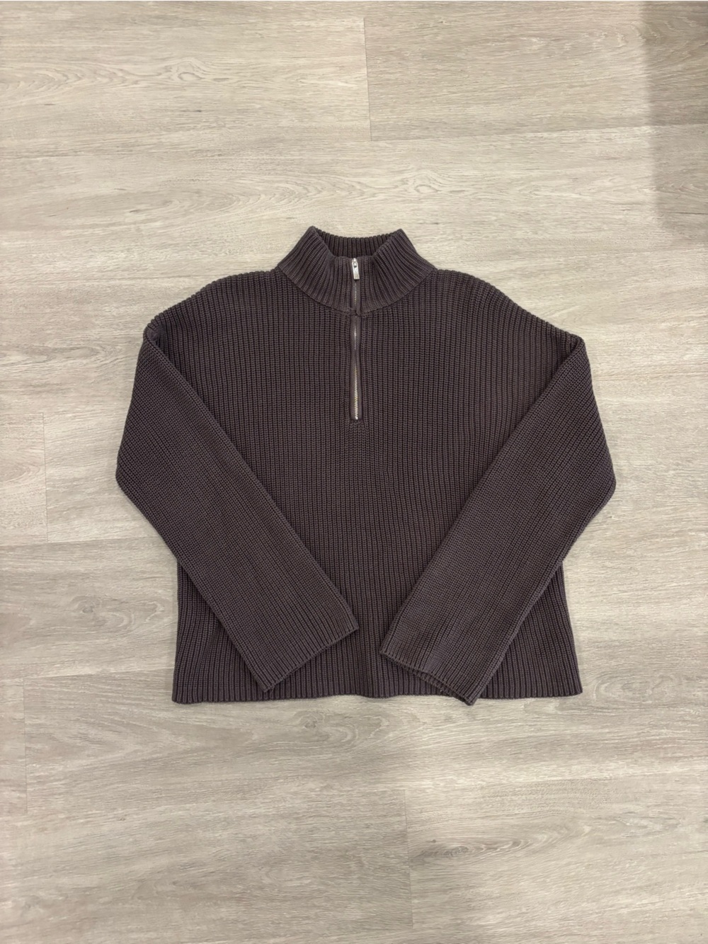 NEVER WORN Edikted Amour High Neck Oversized Zip Sweater